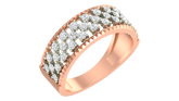 18K Gold & Diamond Ring For Women KRA10482